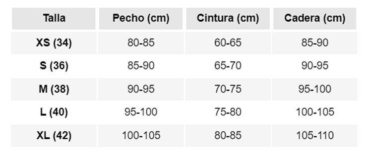 guía talla wild pony