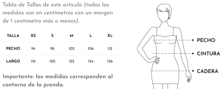 Vestido Thunder Minueto