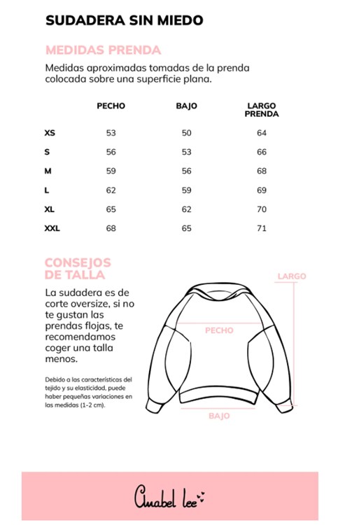 Sudadera sin Miedo - Anabel Lee