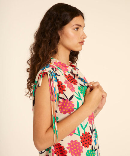 Vestido camisero flores - Pepaloves