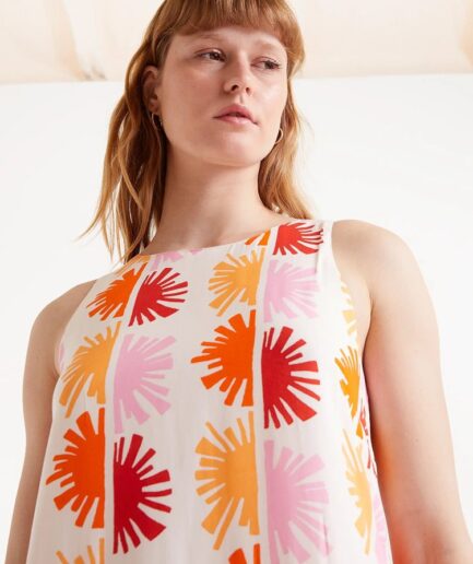 Vestido largo estampado solei - Compañía Fantástica