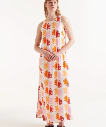 Vestido largo estampado solei - Compañía Fantástica