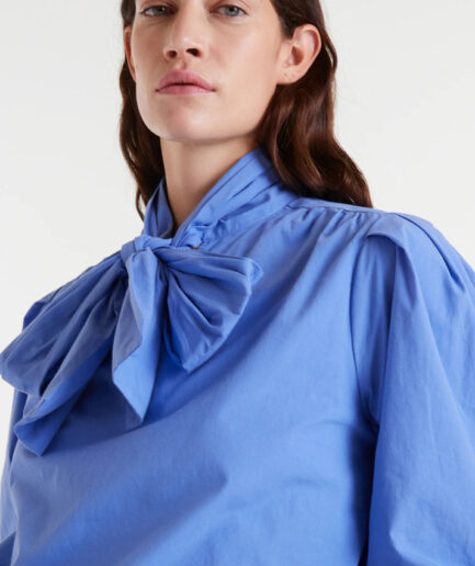 Camisa 100% algodón lazada azul - Compañía Fantástica