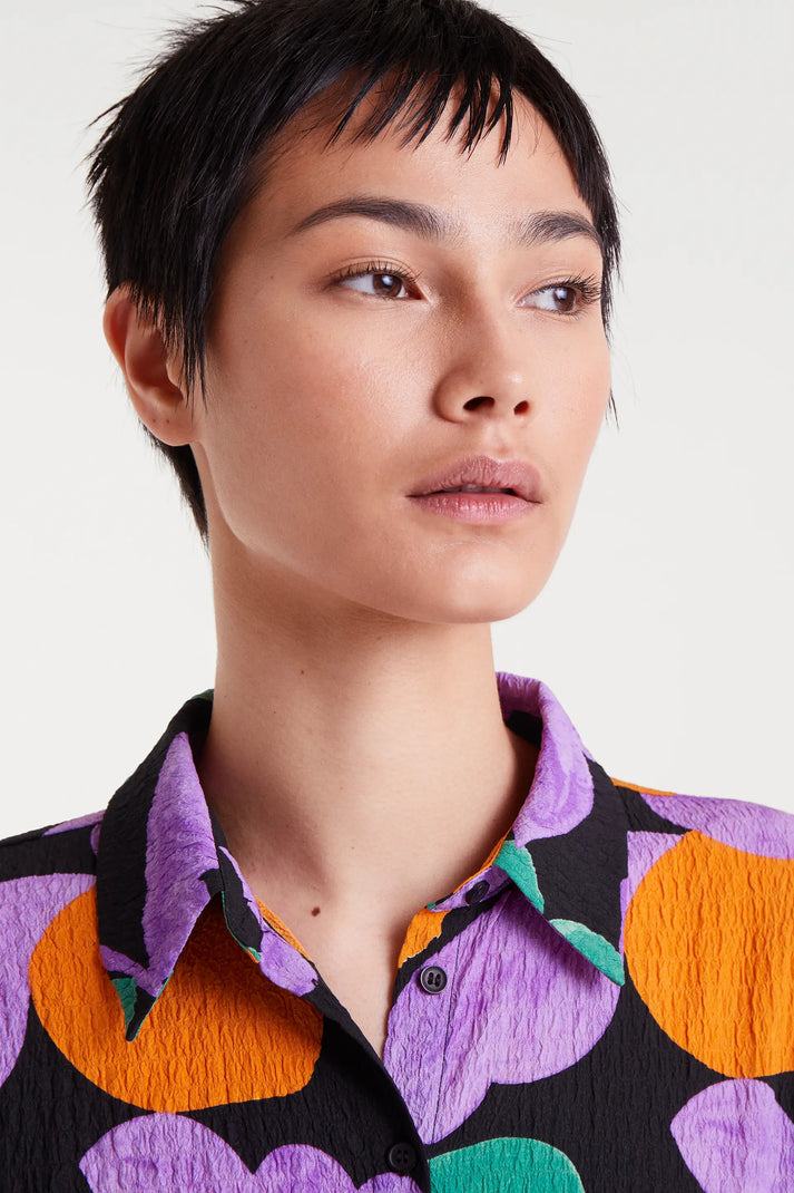 Camisa con estampado Apricot - Compañía Fantástica (3) Camisa con estampado Apricot - Compañía Fantástica