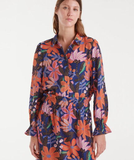 Camisa crepé ligero con estampado Tigerlily - Compañía Fantástica
