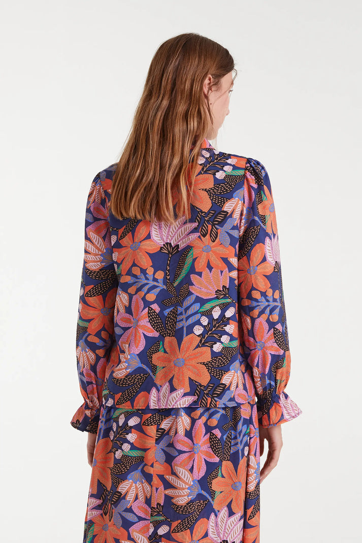 Camisa crepé ligero con estampado Tigerlily - Compañía Fantástica (2) Camisa crepé ligero con estampado Tigerlily - Compañía Fantástica