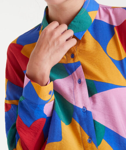 Camisa crepé ligero con estampado cupido - Compañía Fantástica