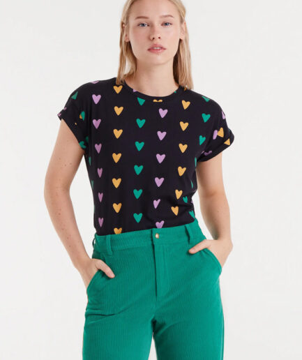 Camiseta 100% algodón con estampado Cupido Lines - Compañía Fantástica