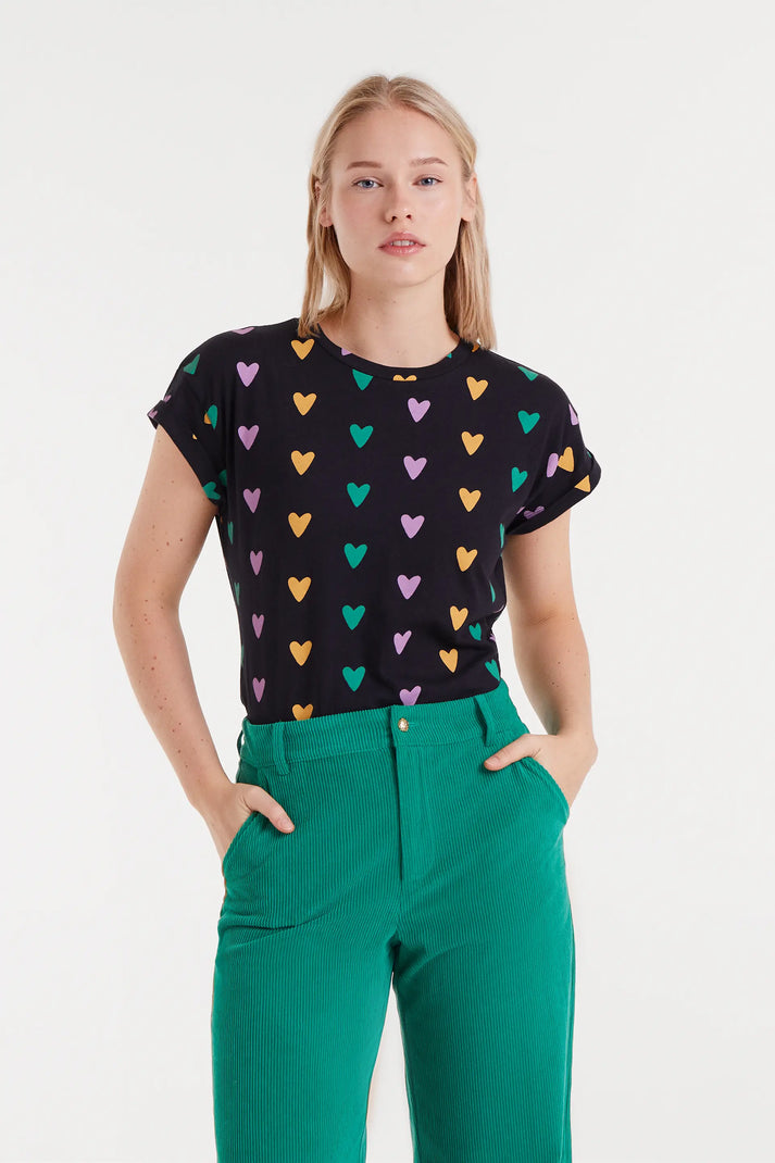 Camiseta 100% algodón con estampado Cupido Lines – Compañía Fantástica Camiseta 100% algodón con estampado Cupido Lines - Compañía Fantástica