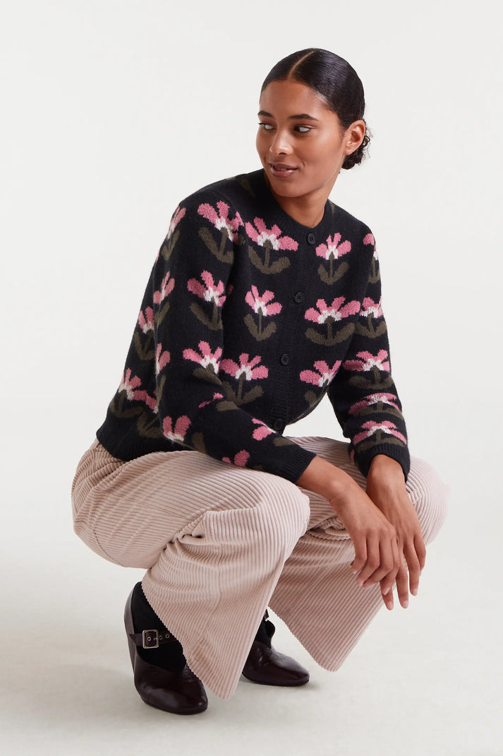 Cárdigan jacquard con estampado Baboushka Big - Compañía Fantástica (1) Cárdigan jacquard con estampado Baboushka Big - Compañía Fantástica