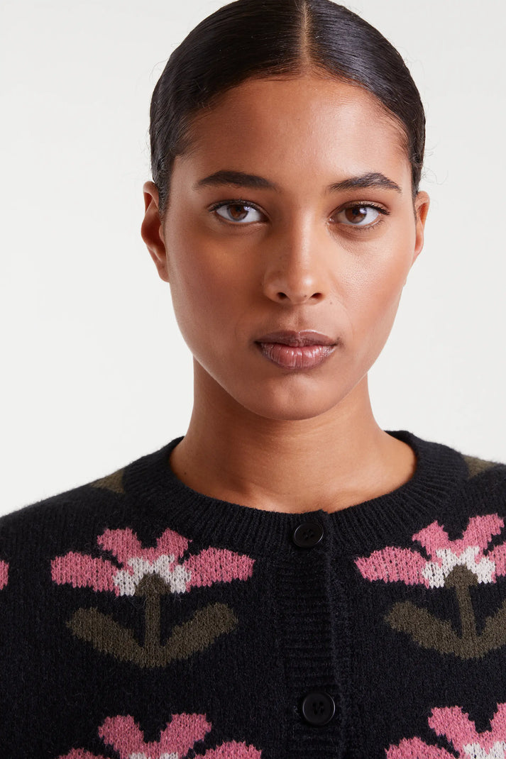 Cárdigan jacquard con estampado Baboushka Big - Compañía Fantástica (4) Cárdigan jacquard con estampado Baboushka Big - Compañía Fantástica