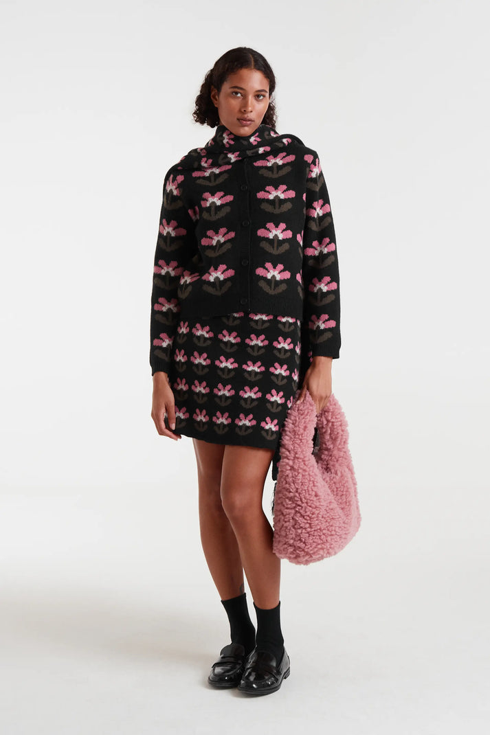 Falda corta jacquard con estampado Baboushka Small - Compañía Fantástica Falda corta jacquard con estampado Baboushka Small - Compañía Fantástica