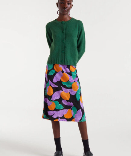 Falda midi con estampado Apricot - Compañía Fantástica