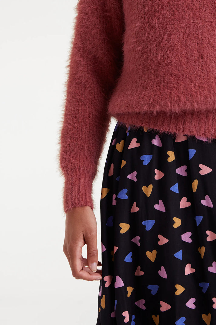 Jersey punto con textura rosa - Compañía Fantástica (3) Jersey punto con textura rosa - Compañía Fantástica