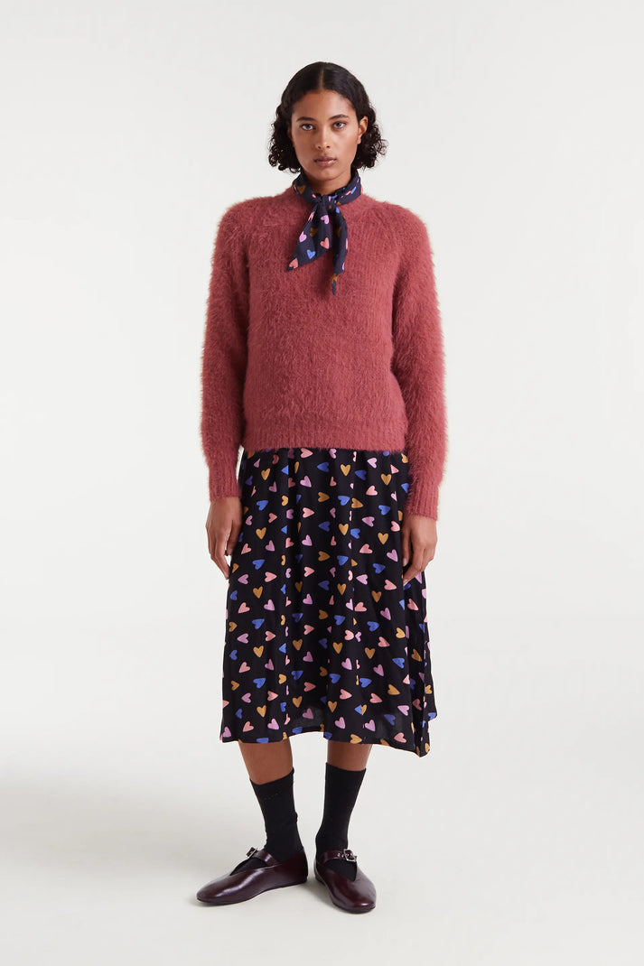 Jersey punto con textura rosa - Compañía Fantástica (4) Jersey punto con textura rosa - Compañía Fantástica