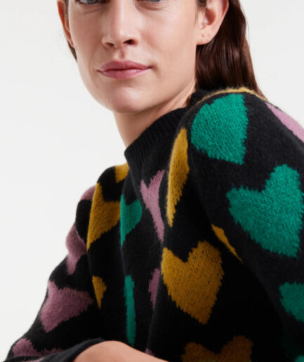 Jersey punto jacquard estampado cupido lines - Compañía Fantástica