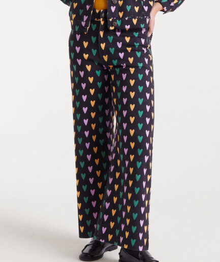 Pantalón vaquero con estampado Cupido Lines - Compañía Fantástica