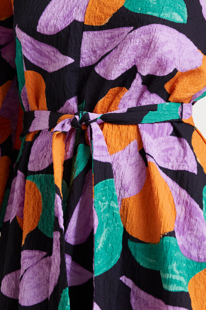 Vestido corto con estampado Apricot - Compañía Fantástica (3) Vestido corto con estampado Apricot - Compañía Fantástica