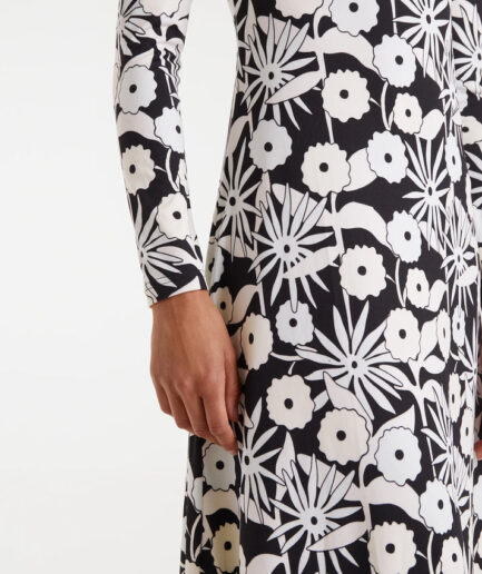 Vestido largo con estampado tofu - Compañía Fantástica