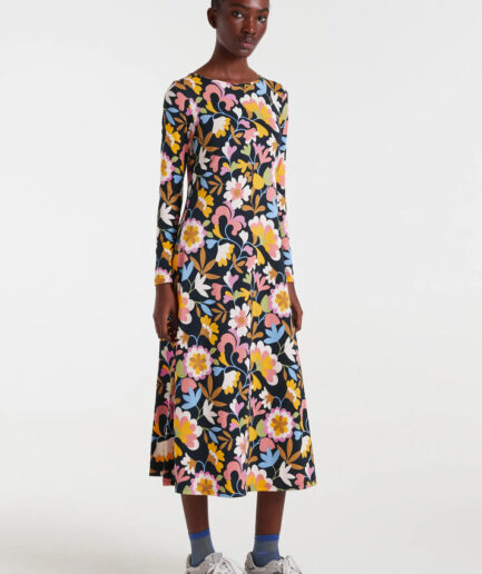 Vestido midi con estampado Baboushka - Compañía Fantástica