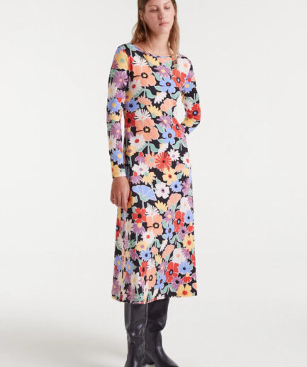 Vestido midi con estampado Hampton Big - Compañía Fantástica