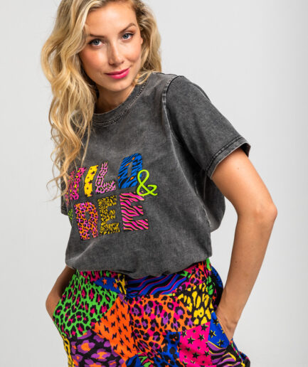 Camiseta Unisex De Estampado Variado De Animal Print - Lolina