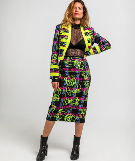 Chaqueta estilo militar de grafitti urbano- Lolina