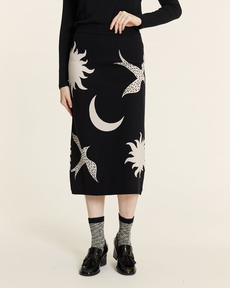 Falda punto Sol y Luna - Pepaloves (2) Falda punto Sol y Luna - Pepaloves