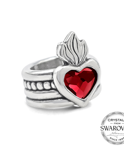 Anillo "Sacro Cuore" Plata