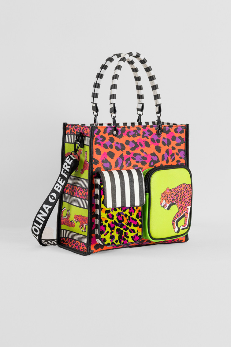 shopper-classic-de-estampado-animal-naranja-i-m-felina-1