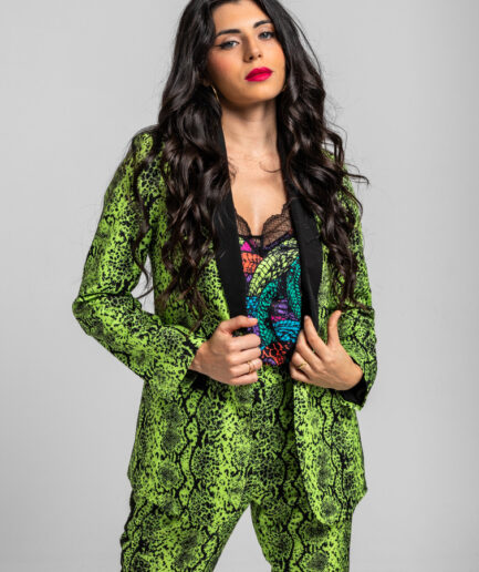 Americana Smoking Serpientes animal print lima snake - Lolina