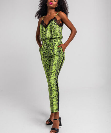 Blusa lencera serpientes animal print lima snake - Lolina