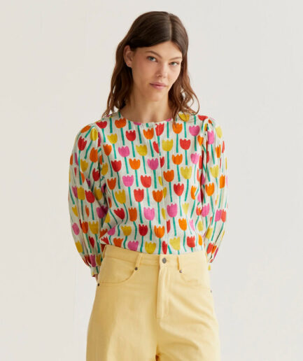 Camisa con estampado tulipa - Compañía Fantástica