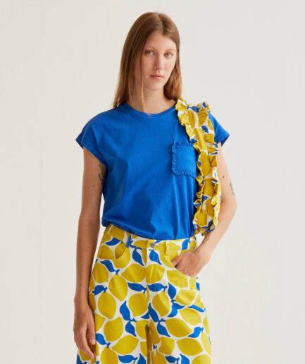 Camiseta básica azul - Compañía Fantástica