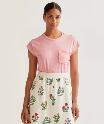 Camiseta básica rosa - Compañía Fantástica