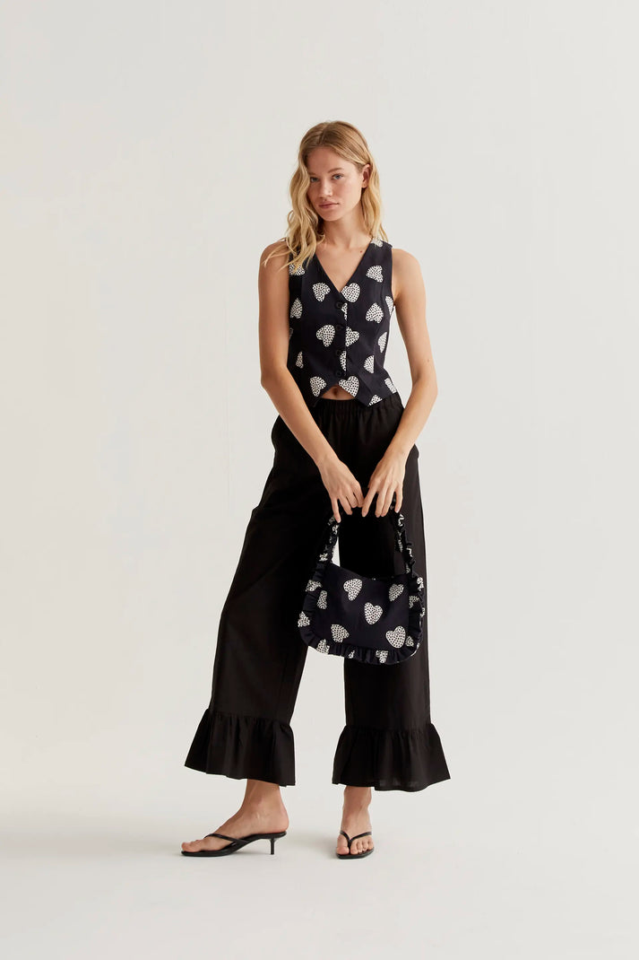 Chaleco con estampado Harmony Black - Compañía Fantástica (4) Chaleco con estampado Harmony Black - Compañía Fantástica