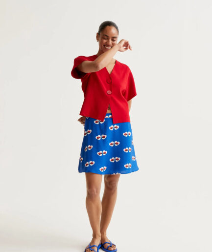 Falda corta con estampado Coccinella - Compañía Fantástica