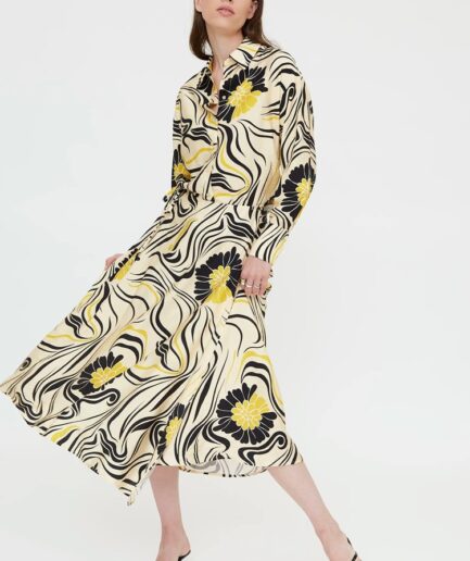 Falda midi con estampado Praga - Wild Pony