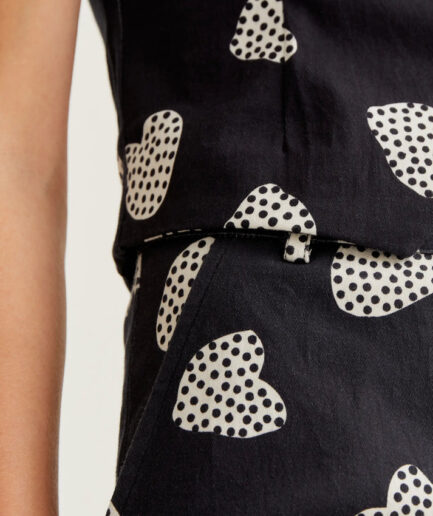 Pantalón con estampado Harmony Black - Compañía Fantástica