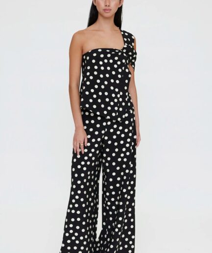 Pantalón con estampado de puntos negro y blanco - Wild Pony