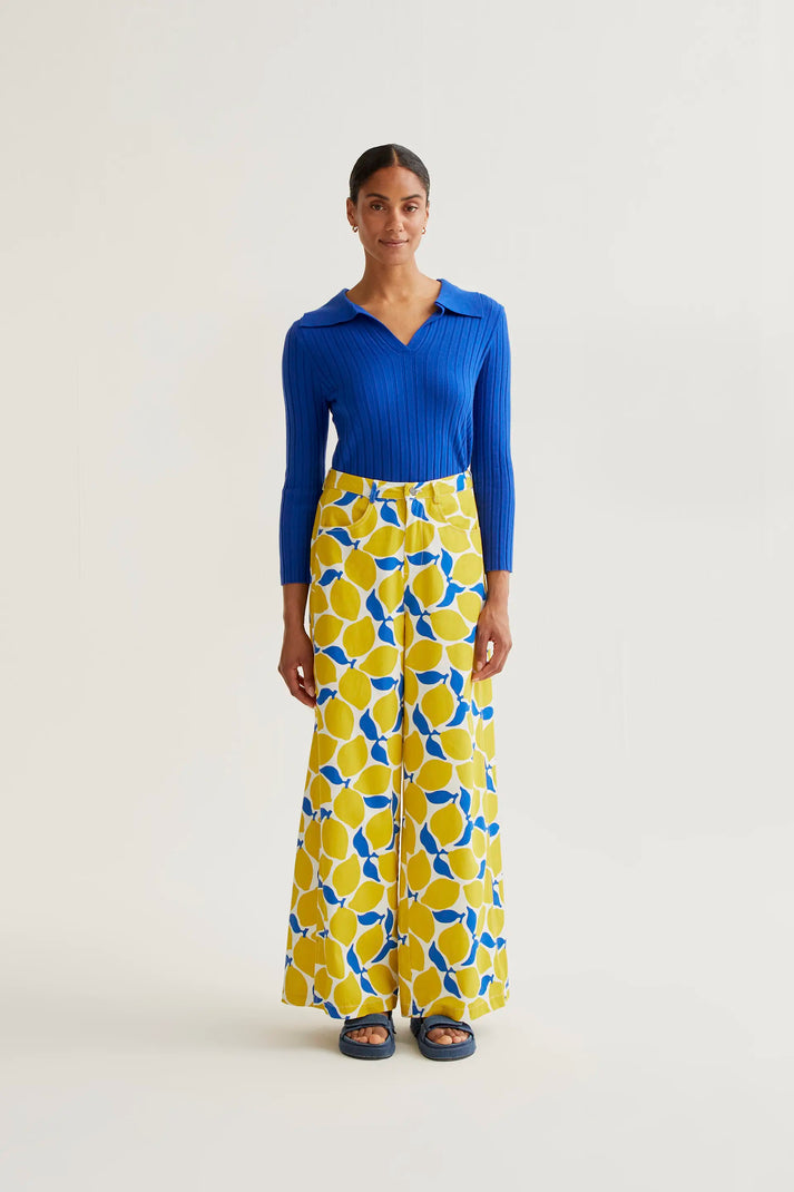 Pantalón con estampado limoncello - Compañía Fantástica Pantalón con estampado limoncello - Compañía Fantástica