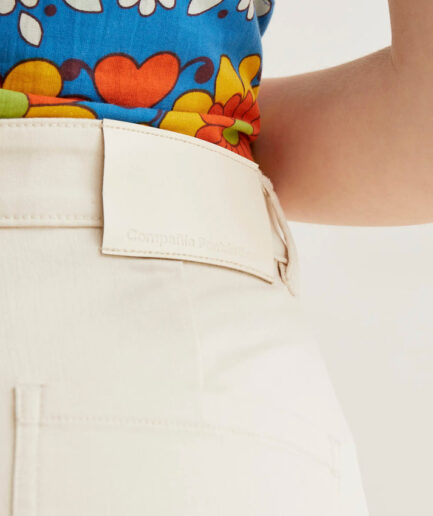 Pantalón vaquero blanco - Compañía Fantástica