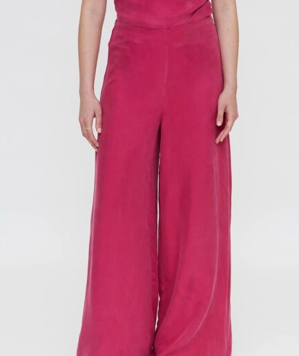 Pantalón wide leg fucsia - Wild Pony
