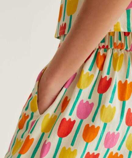 Pantalones con estampado tulipa - Compañía Fantástica