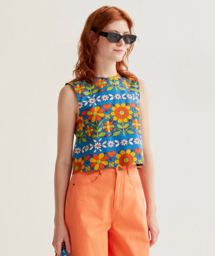 Top con estampado garden - Compañía Fantástica