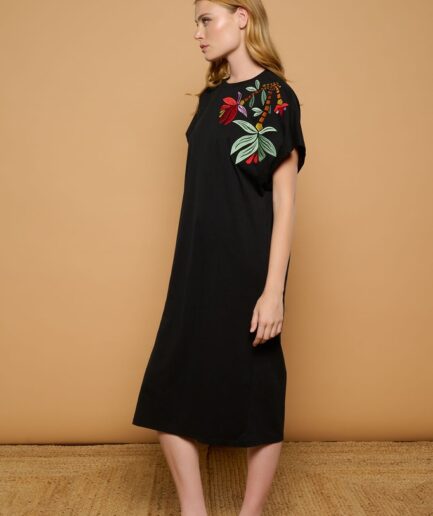 Vestido Black Boho Minueto