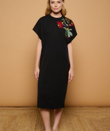 Vestido Black Boho Minueto