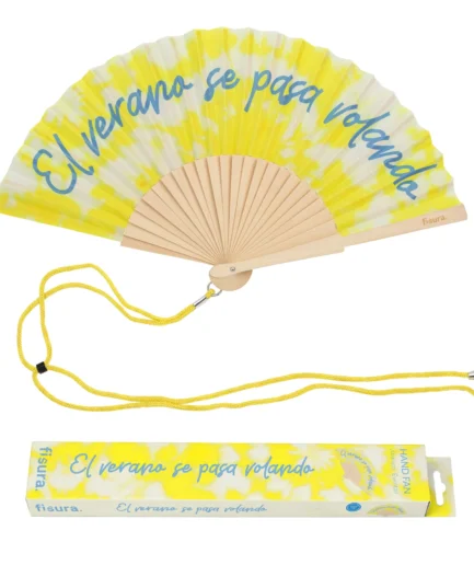 Abanico “El verano se pasa volando”