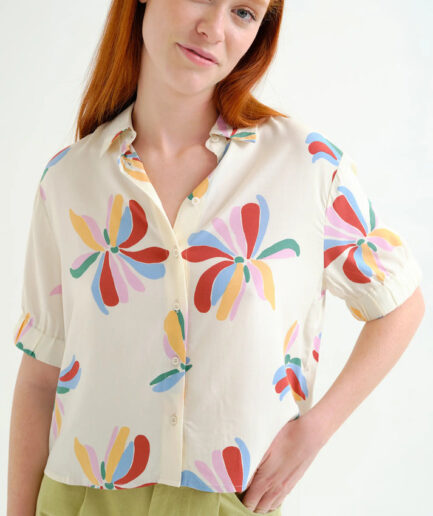 Camisa con estampado Monarda - Compañía Fantástica