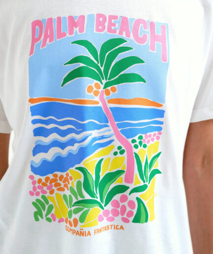 Camiseta con estampado Palm Beach - Compañía Fantástica